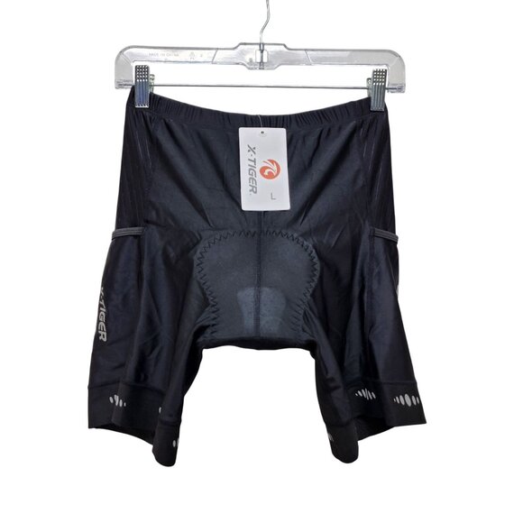 X-Tiger Womens Cycling Shorts With Gel Padding - Black Size L - Picture 1 of 6